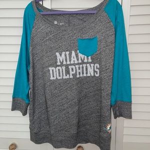 Women's Miami Dolphins t shirt XL
